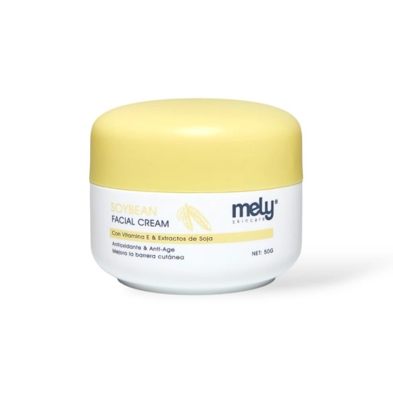 Soybean crema facial vitamina E y soja Mely 50g